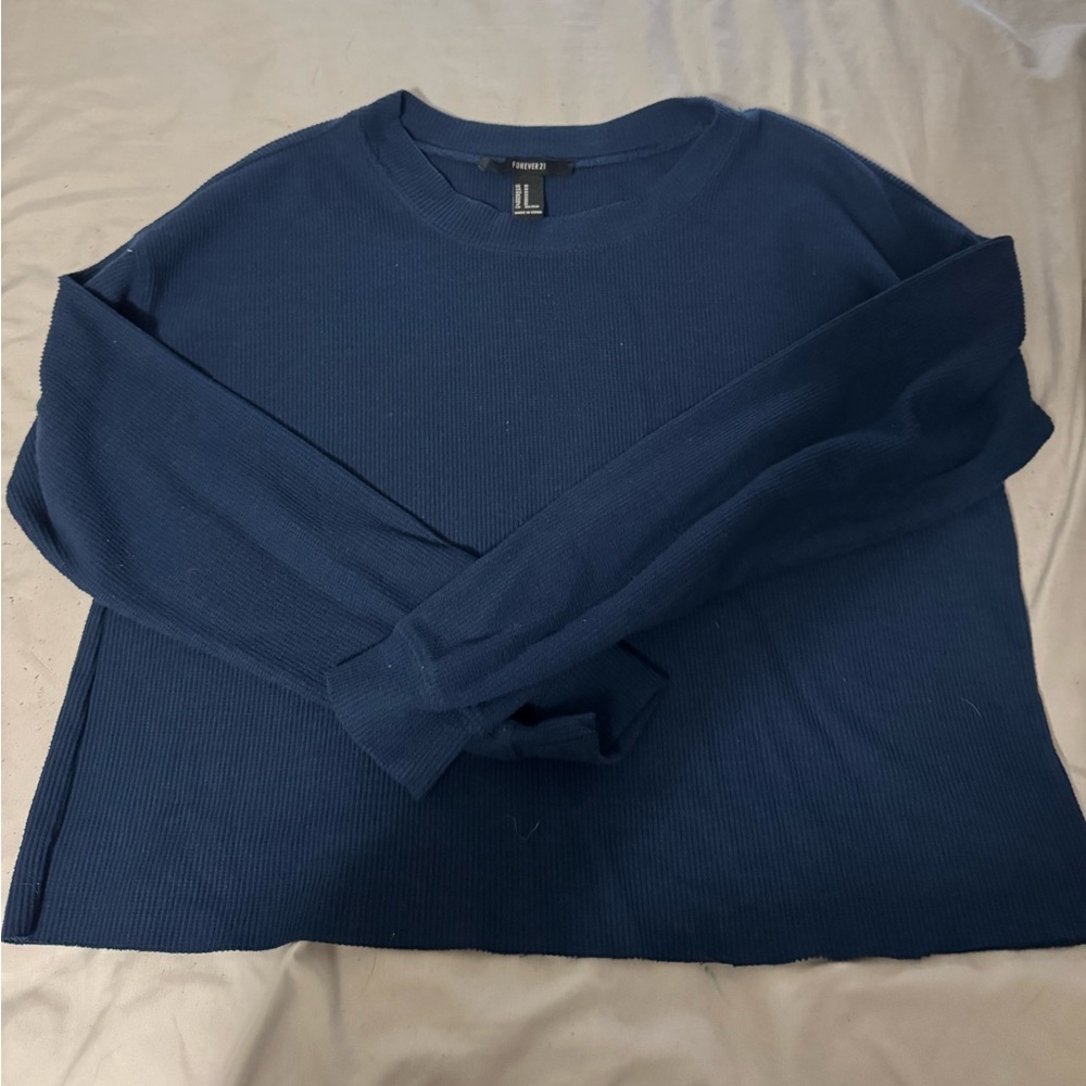 navy long sleeve